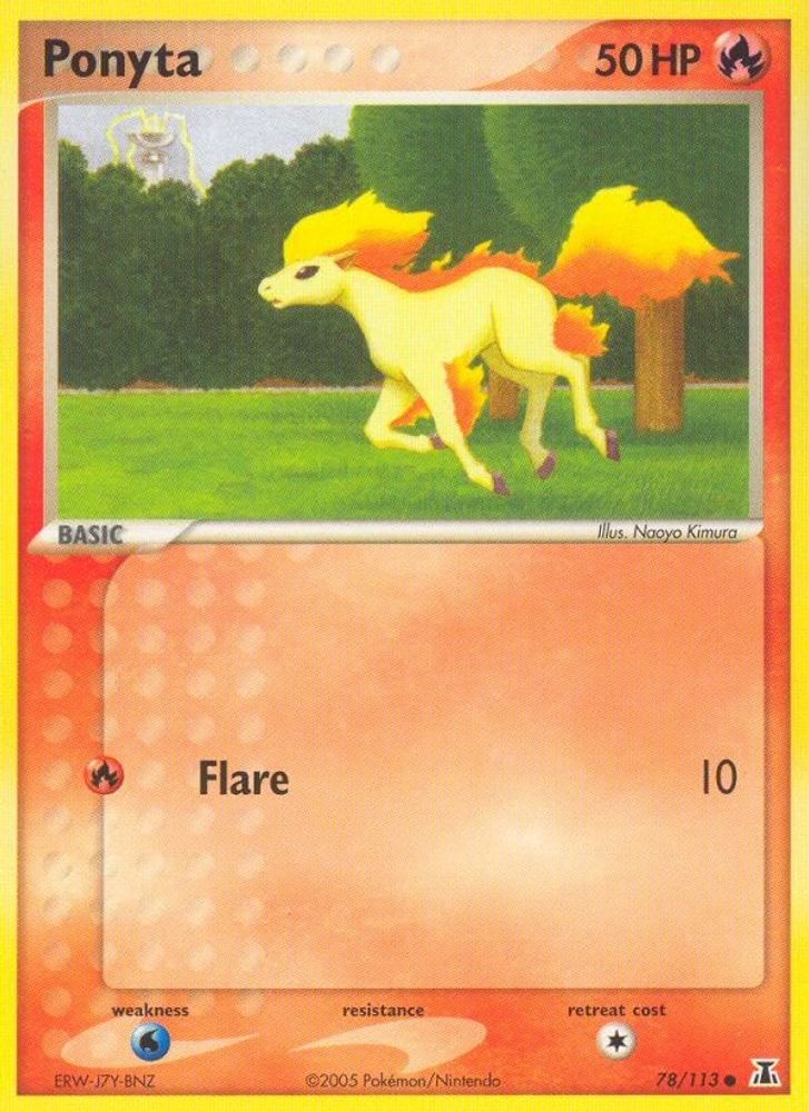 Ponyta (78/113) [EX: Delta Species]