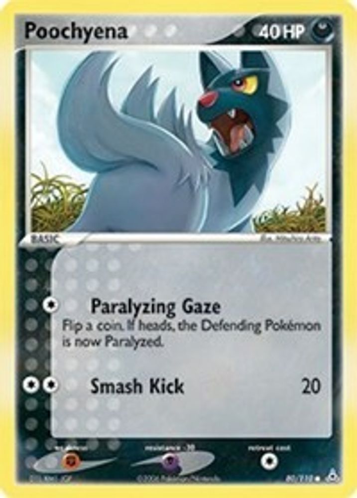 Poochyena (80/110) (Stamped) [EX: Holon Phantoms]