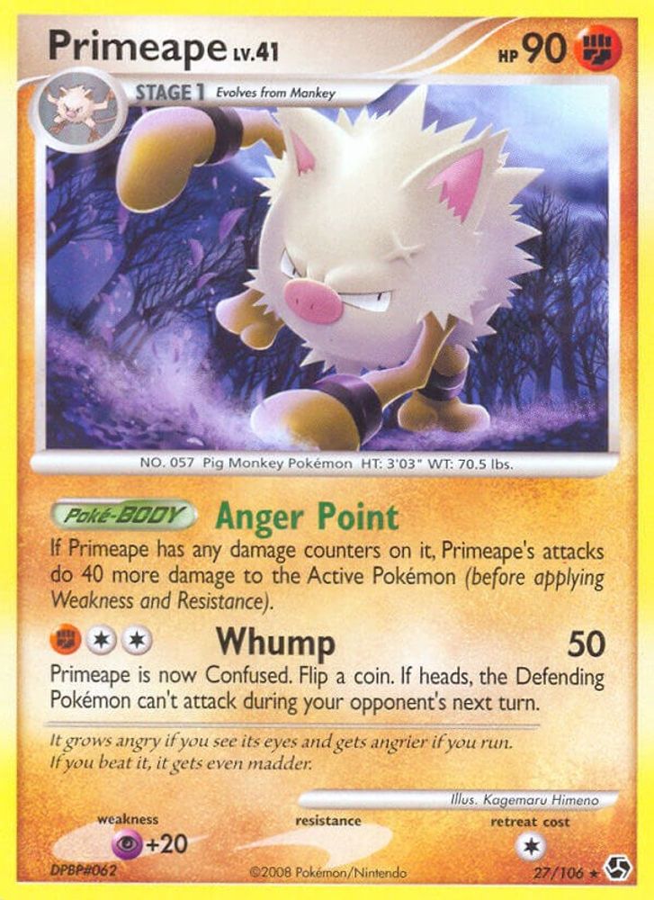 Primeape (27/106) [Diamond & Pearl: Great Encounters]