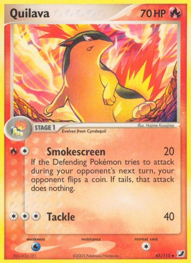 Quilava (45/115) (Stamped) [EX: Unseen Forces]