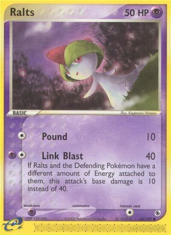 Ralts (68/109) [EX: Ruby & Sapphire]