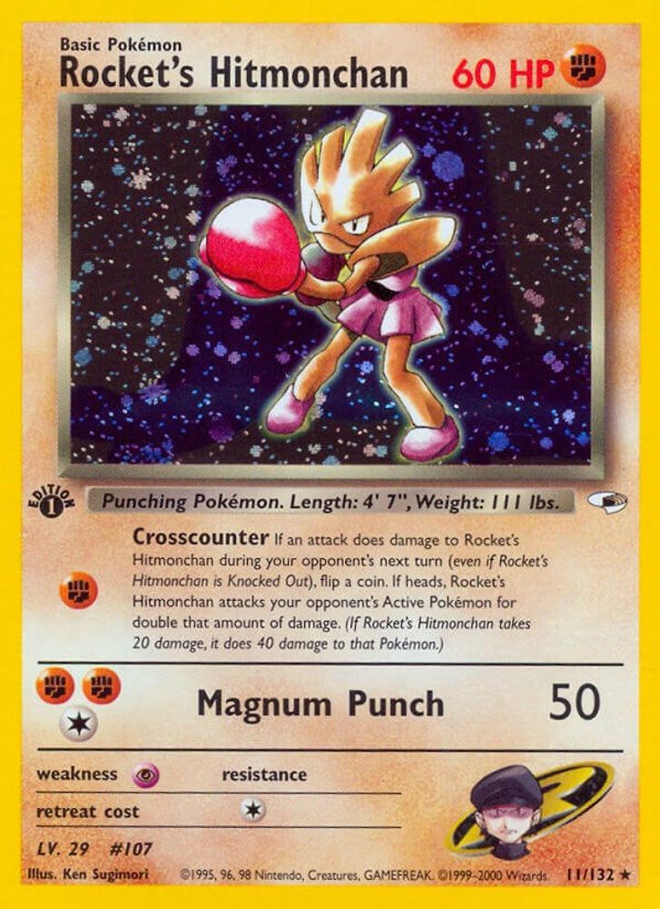 Rocket's Hitmonchan (11/132) [Gym Heroes Unlimited]