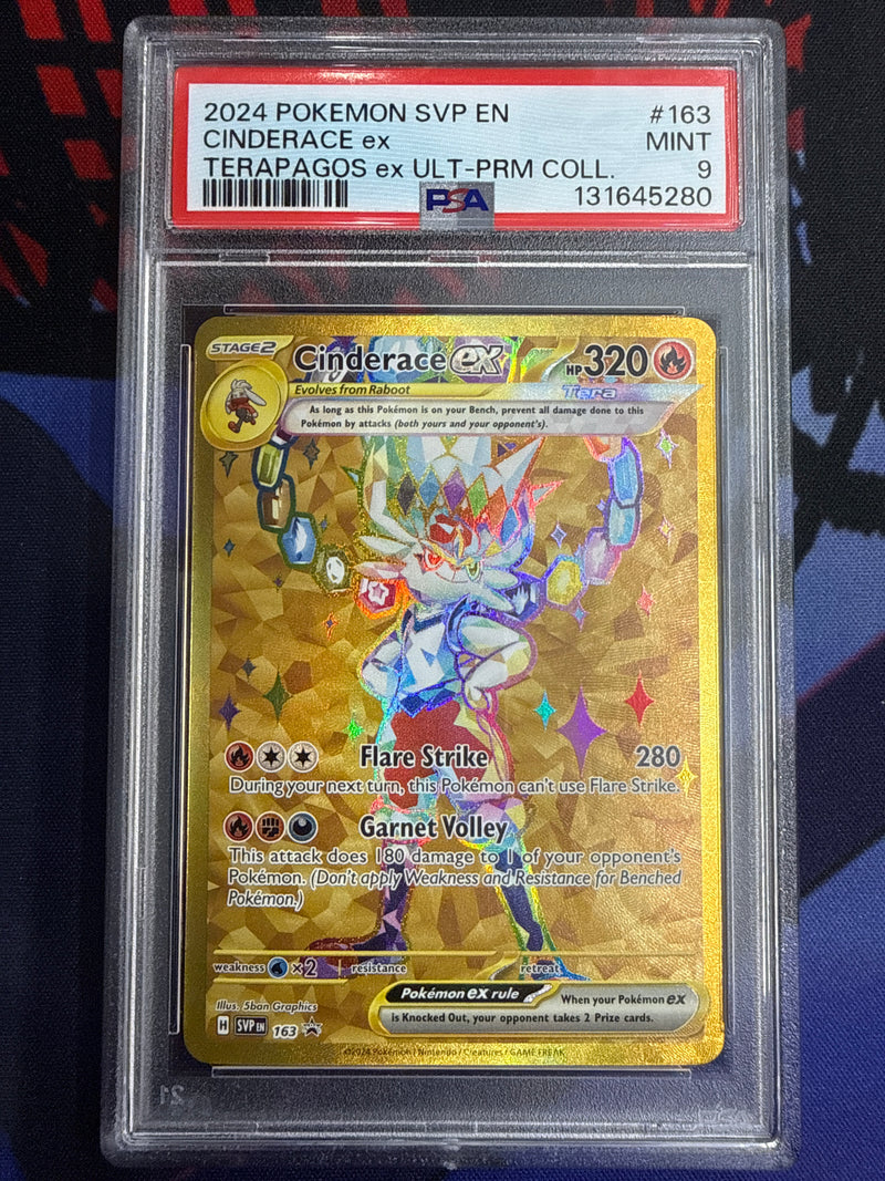 Cinderace ex (163) [Scarlet & Violet: Black Star Promos] - Graded