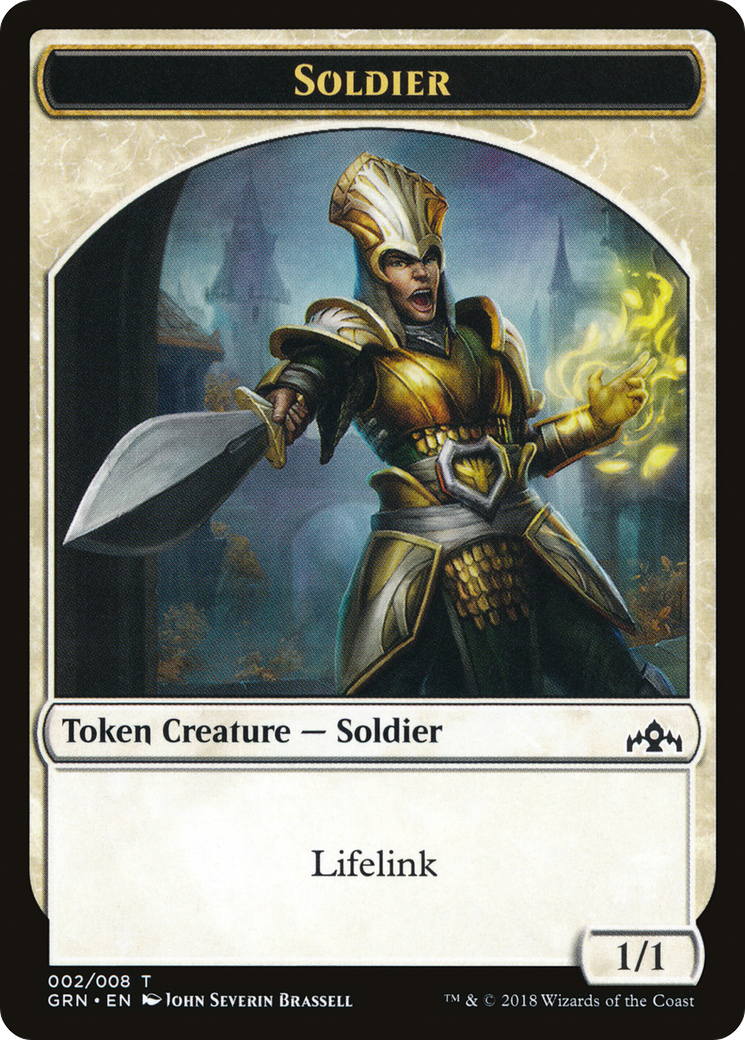 Soldier // Goblin Double-sided Token [Guilds of Ravnica Guild Kit Tokens]