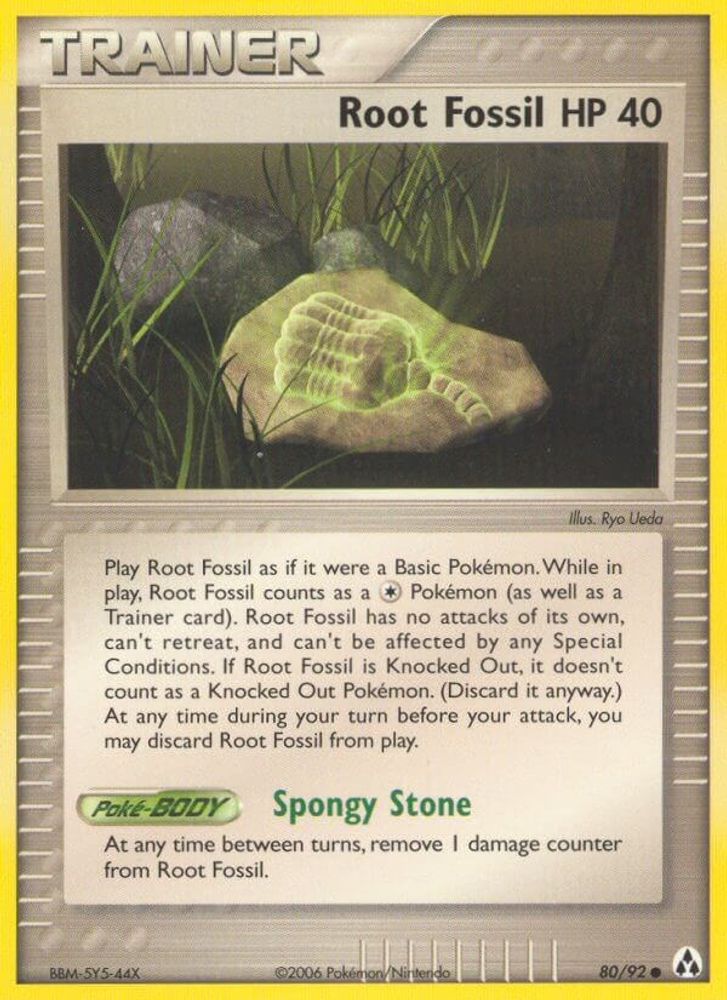 Root Fossil (80/92) (Stamped) [EX: Legend Maker]