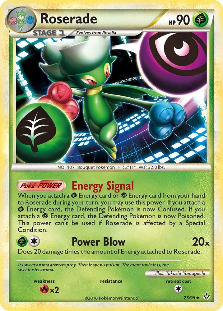 Roserade (23/95) [HeartGold & SoulSilver: Unleashed]
