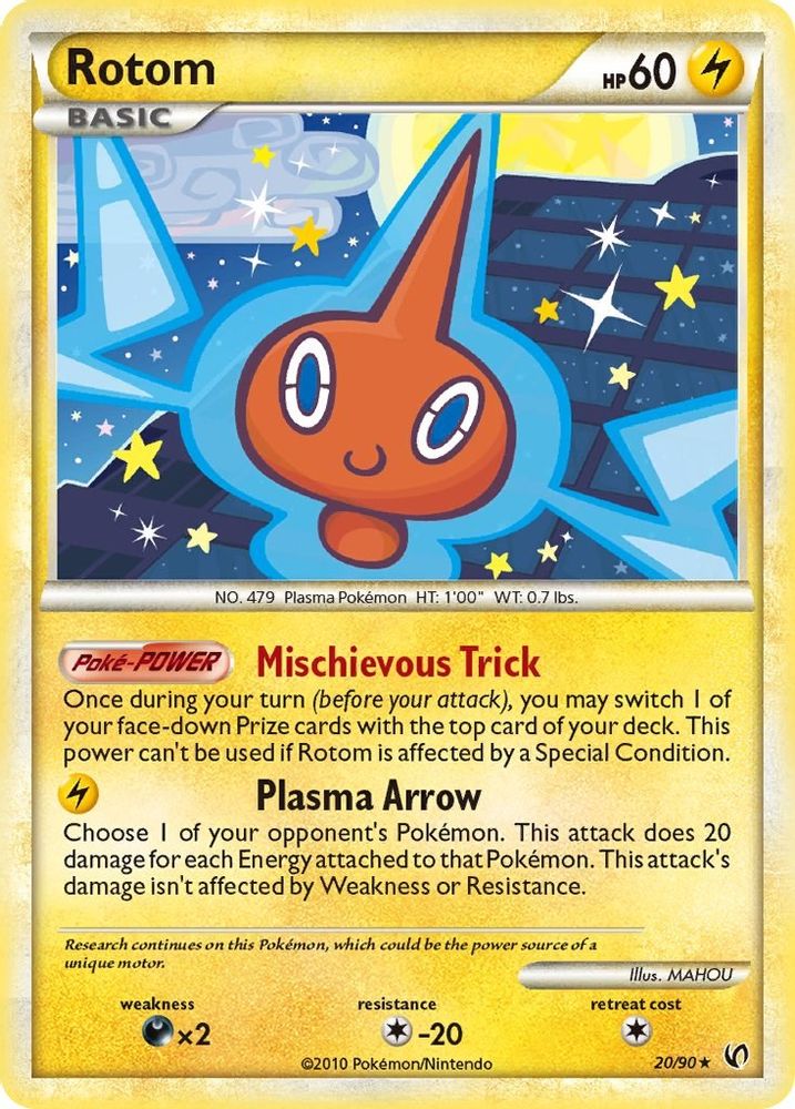 Rotom (20/90) [HeartGold & SoulSilver: Undaunted]