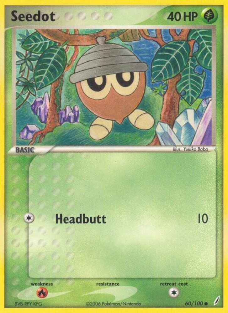 Seedot (60/100) (Stamped) [EX: Crystal Guardians]