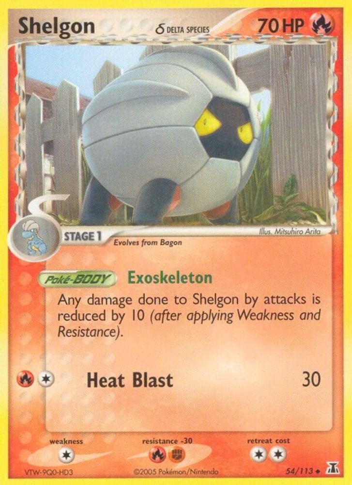 Shelgon (54/113) (Delta Species) (Stamped) [EX: Delta Species]