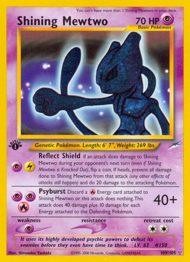 Shining Mewtwo (109/105) [Neo Destiny Unlimited]