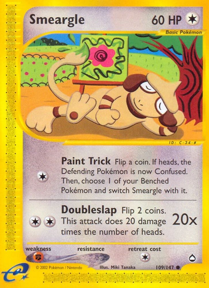 Smeargle (109/147) [Aquapolis]
