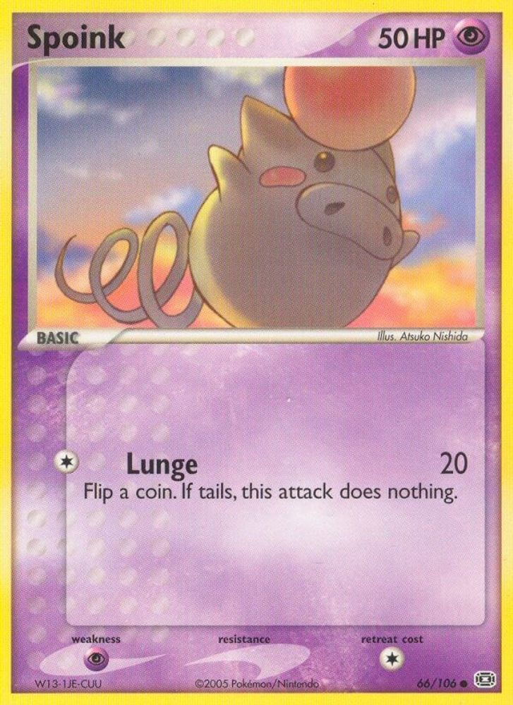 Spoink (66/106) (Stamped) [EX: Emerald]