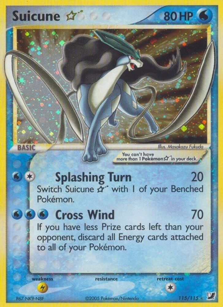 Suicune Star (115/115) [EX: Unseen Forces]