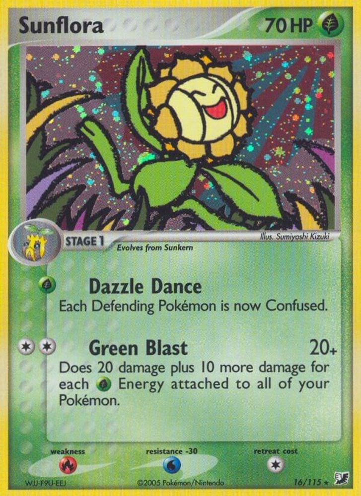 Sunflora (16/115) [EX: Unseen Forces]