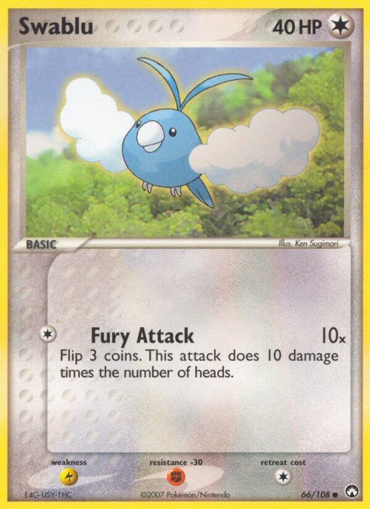 Swablu (66/108) (Stamped) [EX: Power Keepers]
