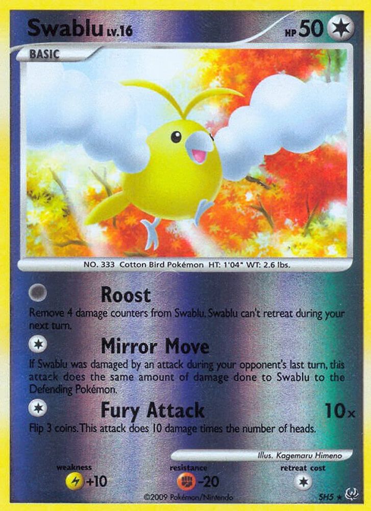 Swablu (SH5) [Platinum: Base Set]