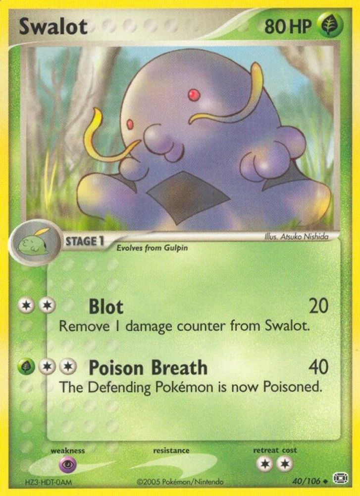 Swalot (40/106) (Stamped) [EX: Emerald]