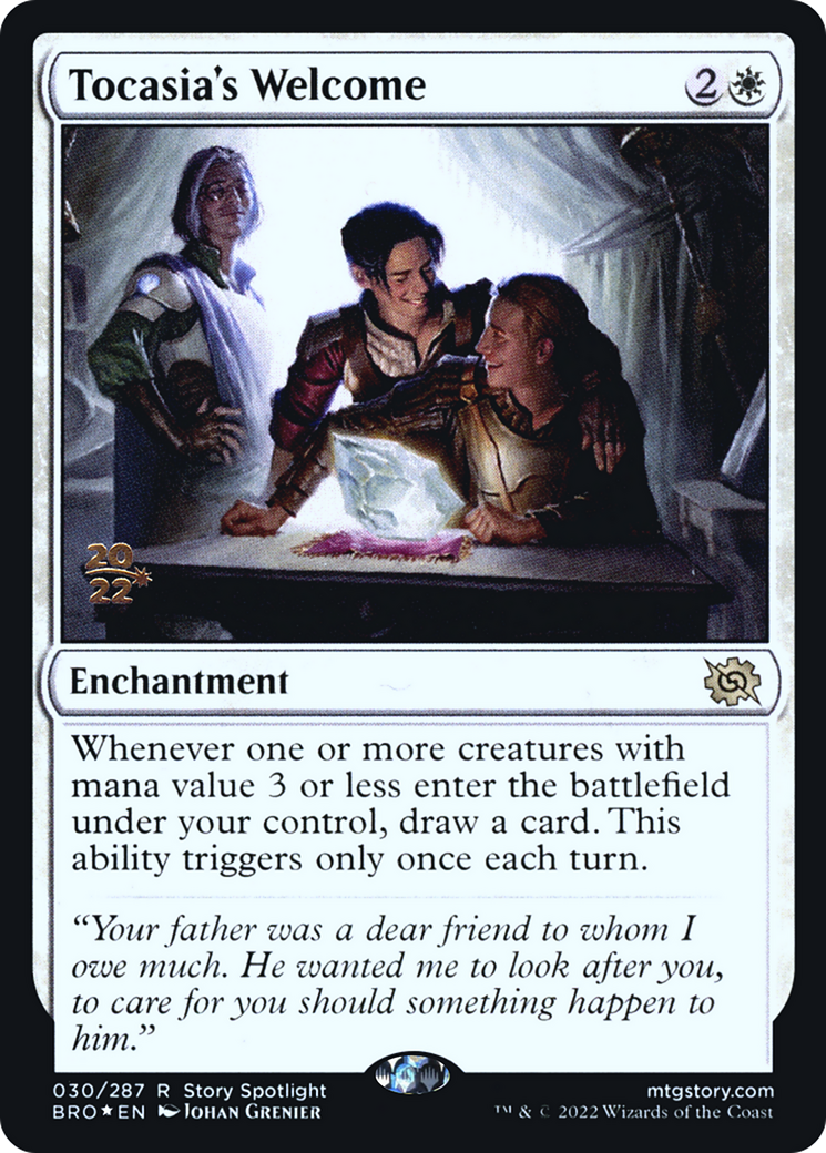 Tocasia's Welcome [The Brothers' War: Prerelease Promos]