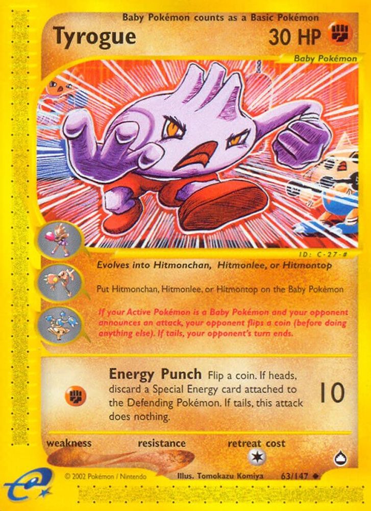 Tyrogue (63/147) [Aquapolis]