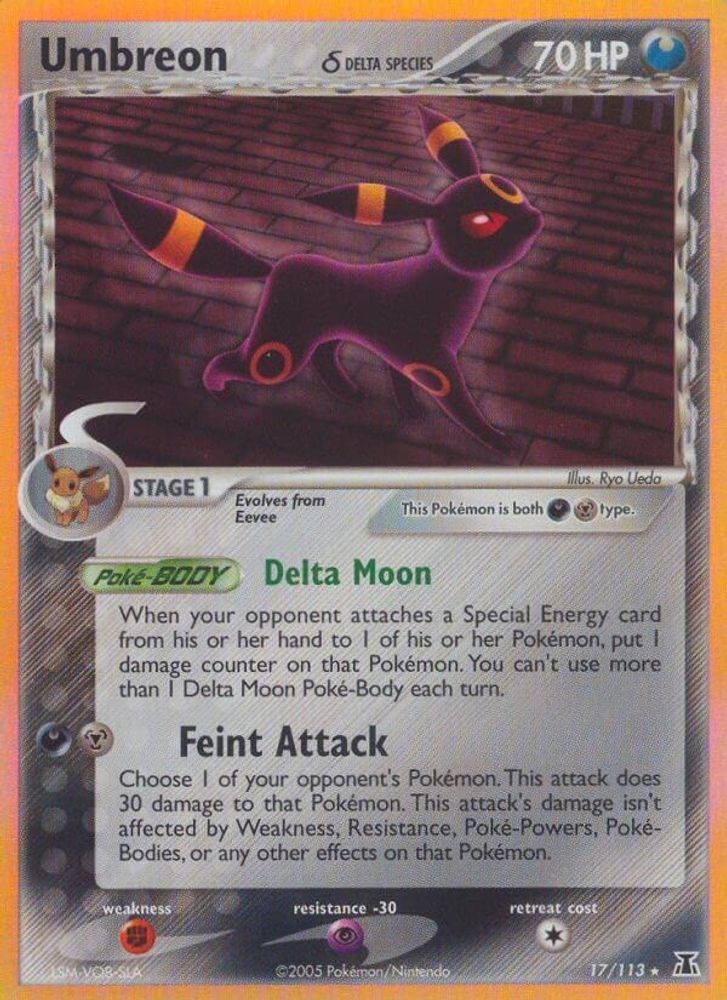 Umbreon (17/113) (Delta Species) [EX: Delta Species]