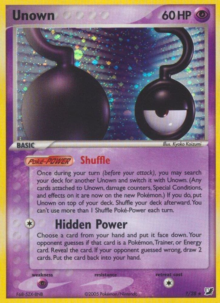 Unown (?) (?/28) [EX: Unseen Forces]