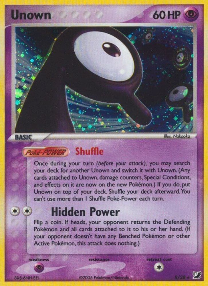 Unown (R) (R/28) [EX: Unseen Forces]