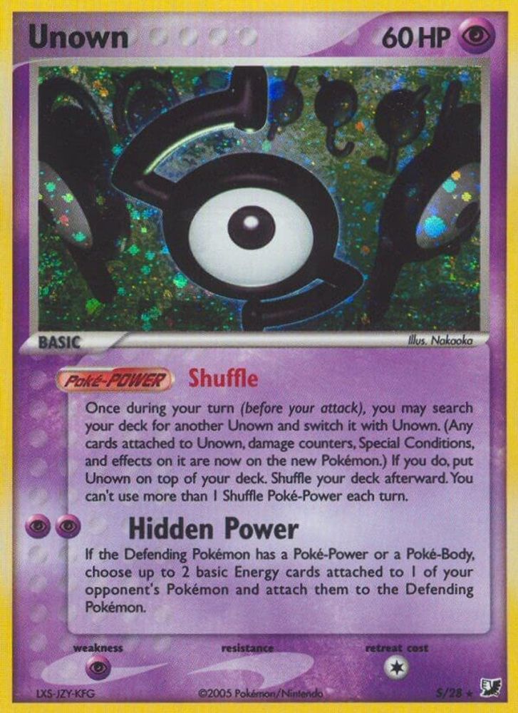 Unown (S) (S/28) [EX: Unseen Forces]