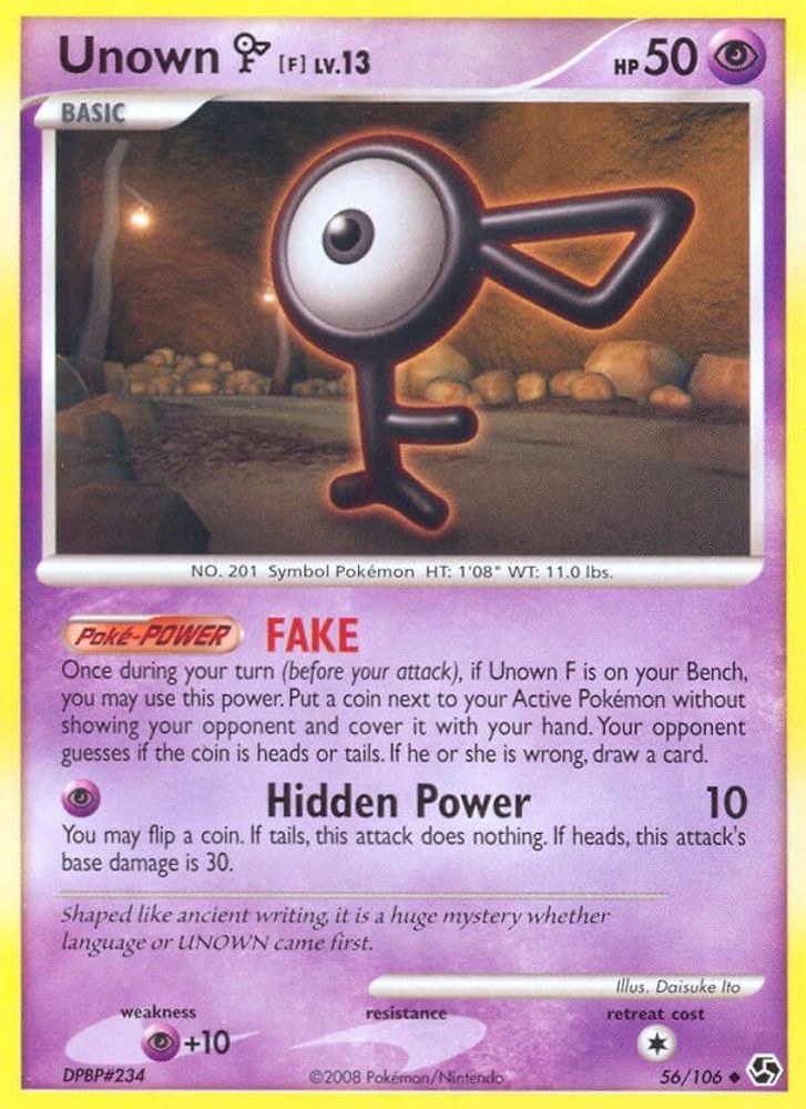 Unown F (56/106) [Diamond & Pearl: Great Encounters]