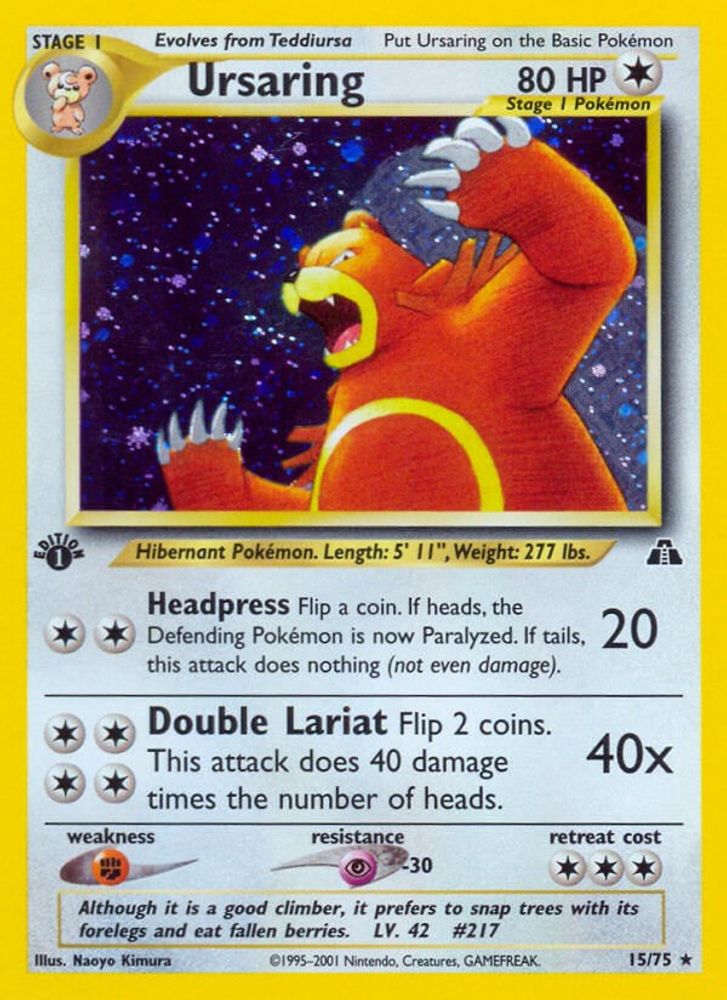 Ursaring (15/75) [Neo Discovery Unlimited]