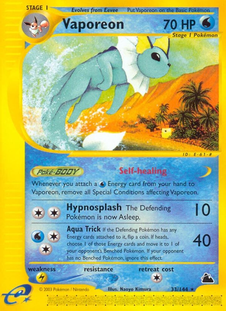 Vaporeon (33/144) [Skyridge]