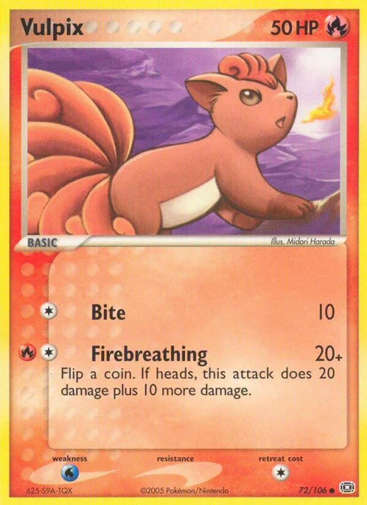 Vulpix (72/106) (Stamped) [EX: Emerald]