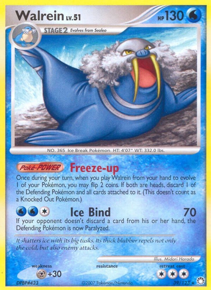 Walrein (39/123) [Diamond & Pearl: Mysterious Treasures]