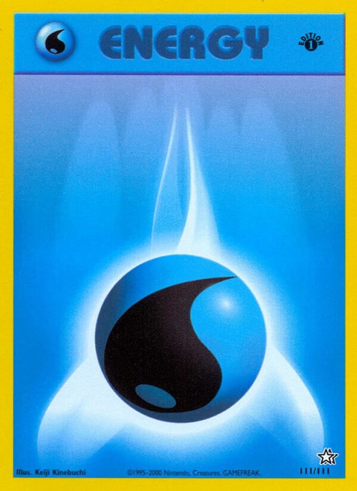 Water Energy (111/111) [Neo Genesis 1st Edition]