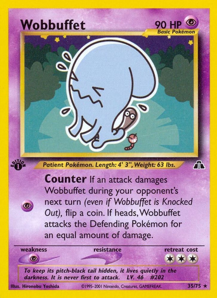 Wobbuffet (35/75) [Neo Discovery 1st Edition]