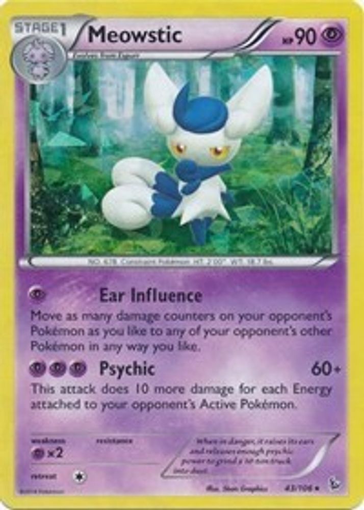Meowstic (43/106) (Theme Deck Exclusive) [XY: Flashfire]