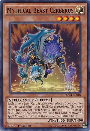 Mythical Beast Cerberus [BP03-EN018] Common