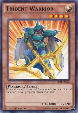 Trident Warrior [BP03-EN075] Rare