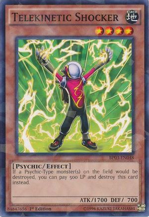 Telekinetic Shocker [BP03-EN048] Shatterfoil Rare