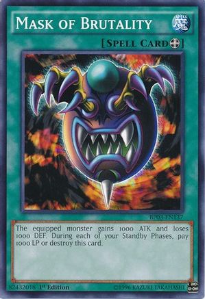 Mask of Brutality [BP03-EN137] Common