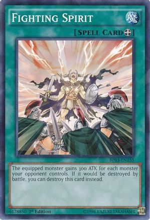 Fighting Spirit [BP03-EN155] Shatterfoil Rare