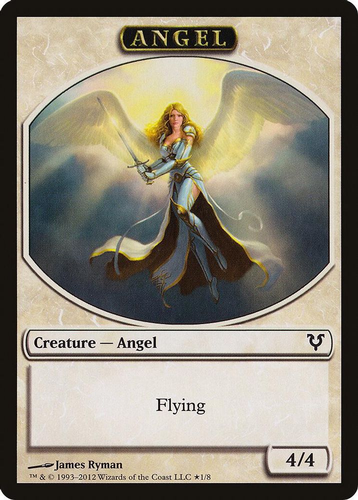 Angel // Demon Double-Sided Token [Avacyn Restored Tokens]