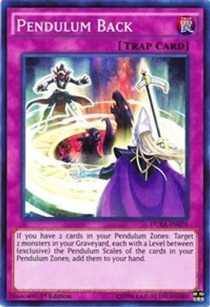 Pendulum Back [DUEA-EN078] Super Rare