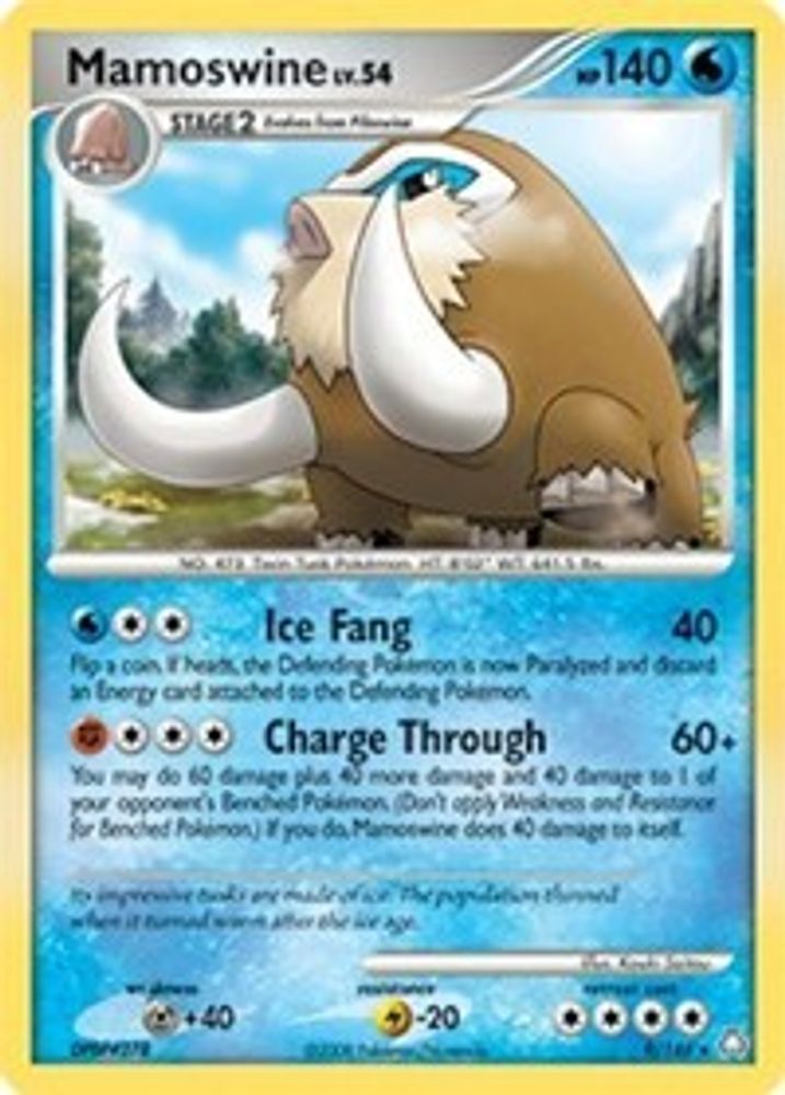 Mamoswine (9/146) (Theme Deck Exclusive) [Diamond & Pearl: Legends Awakened]