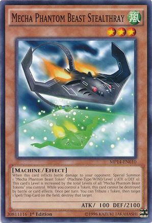Mecha Phantom Beast Stealthray [MP14-EN010] Common