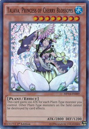 Talaya, Princess of Cherry Blossoms [MP14-EN089] Super Rare