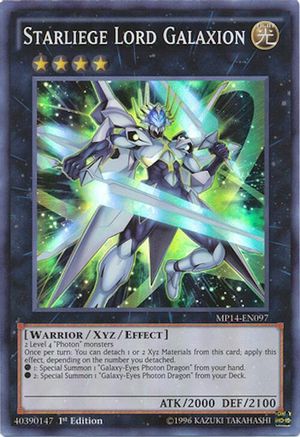 Starliege Lord Galaxion [MP14-EN097] Super Rare