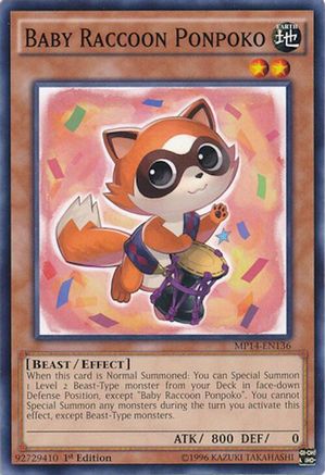 Baby Raccoon Ponpoko [MP14-EN136] Common