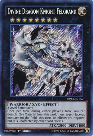 Divine Dragon Knight Felgrand [MP14-EN166] Secret Rare