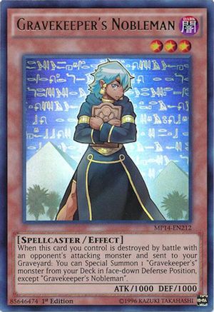 Gravekeeper's Nobleman [MP14-EN212] Ultra Rare