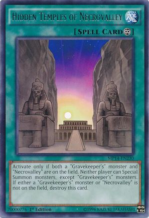 Hidden Temples of Necrovalley [MP14-EN230] Rare